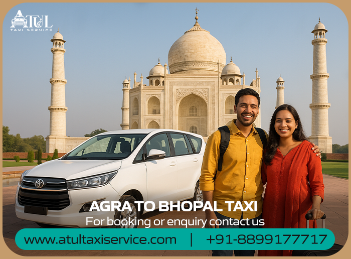 One Way Agra to Bhopal Taxi