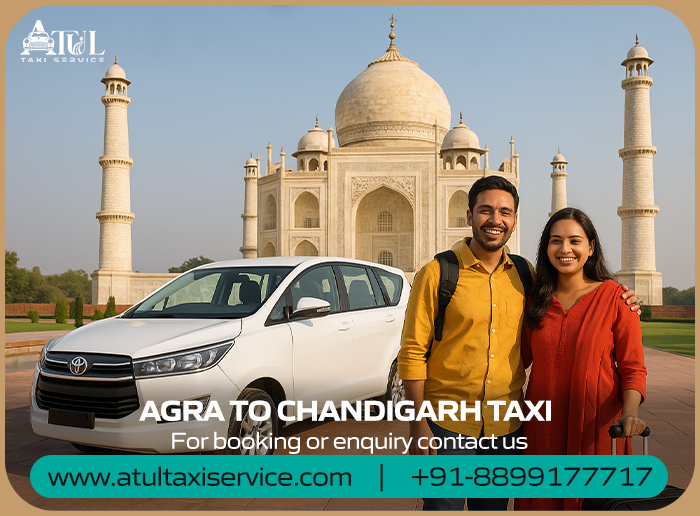 One Way Agra to Chandigarh Taxi
