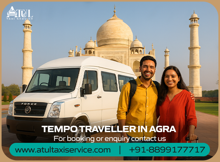 Tempo Traveller in Agra